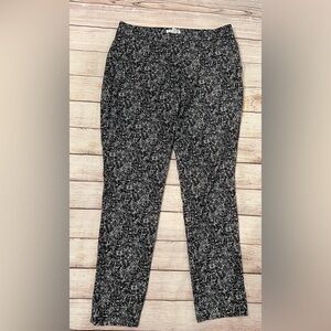 Katherine Barclay Black  And White Print Pants Size 8